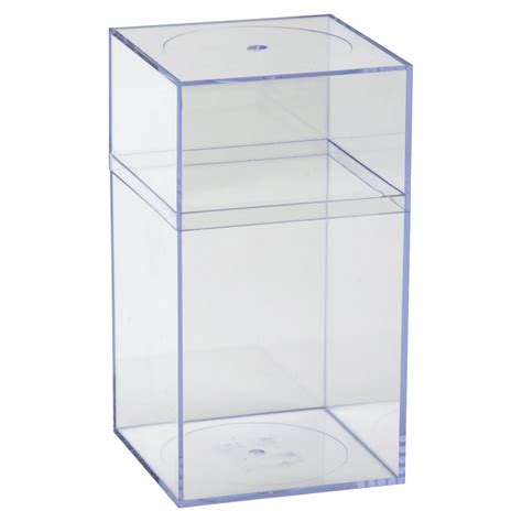 clear plastic storage box metal hinges|clear plastic boxes 6x4x2.